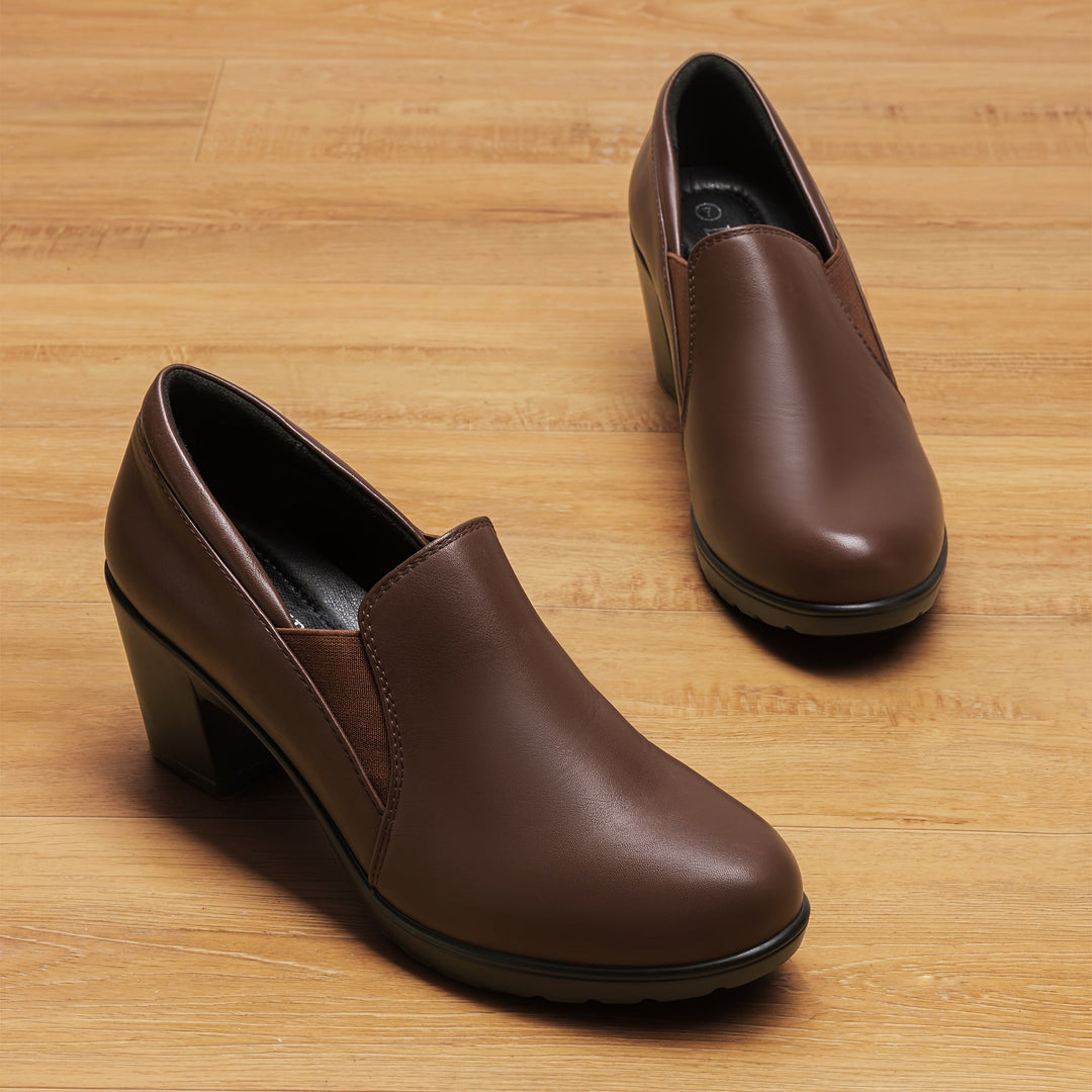 Margot | Comfort Block-Heel Loafers