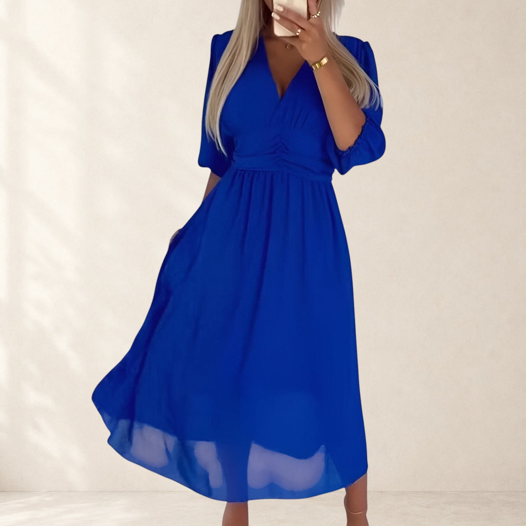 Chloe | Lightweight Silky Chiffon Dress