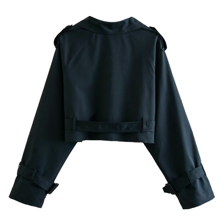 Geesje | Stylish Short Trench Coat for Every Season - 