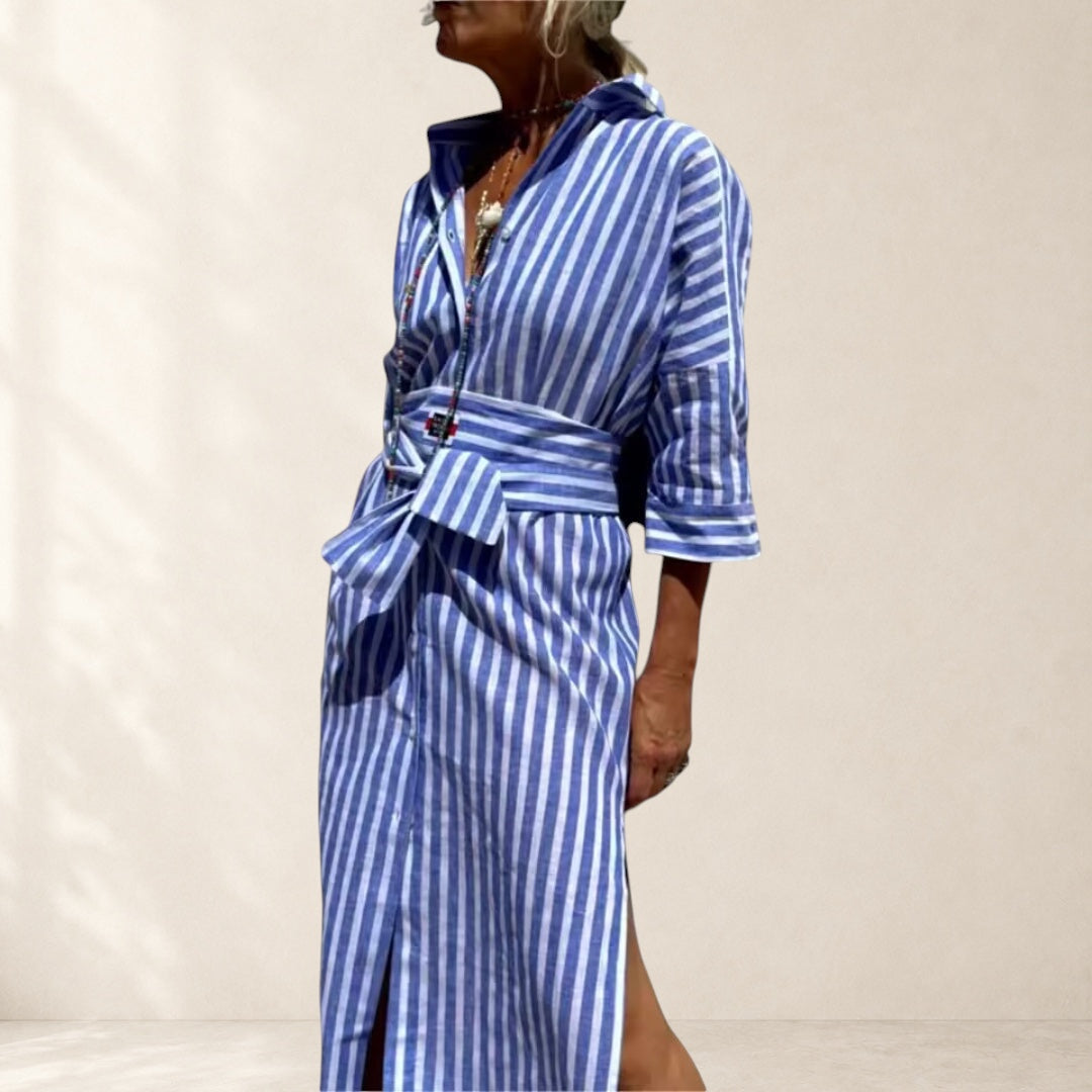 Ellen | Classic Striped Dress