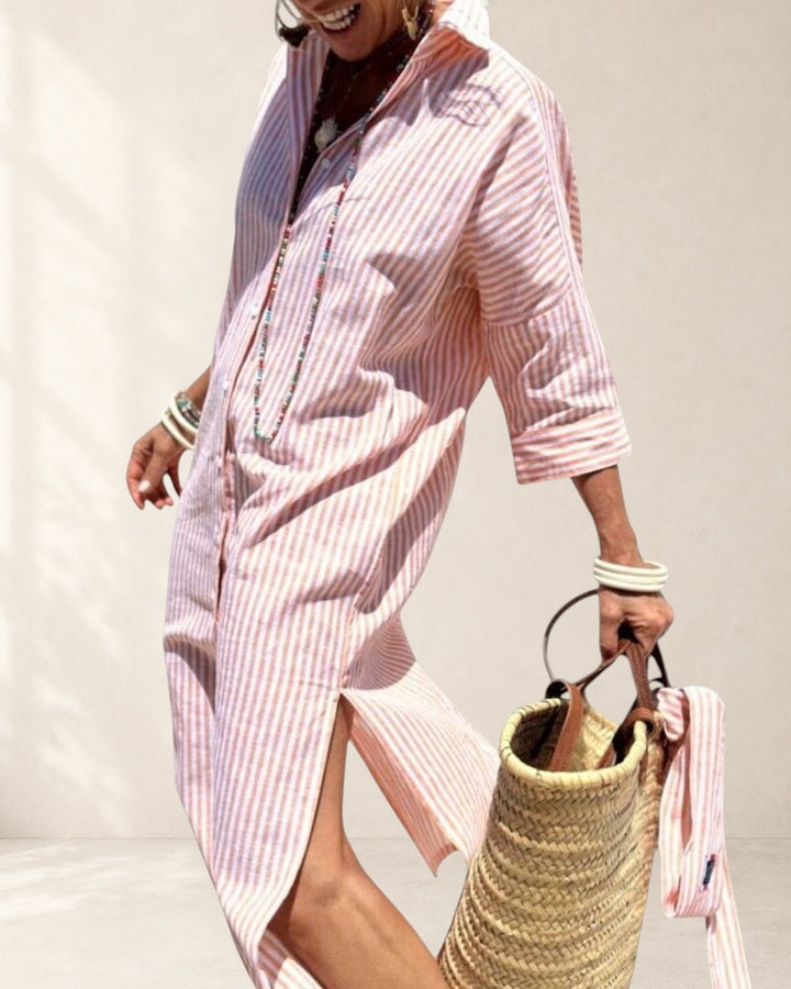 Ellen | Classic Striped Dress