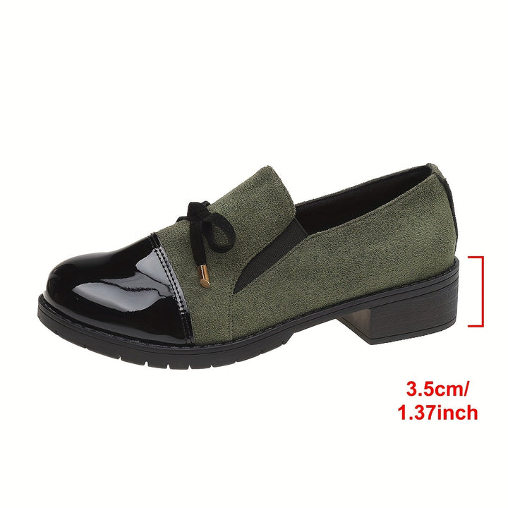 Camille | Comfort Loafers with Patent Toe