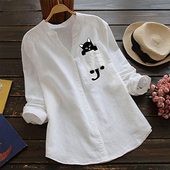 Catrina | Chic Cat Blouse