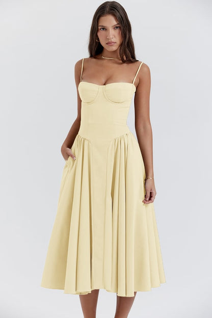 Calliope | Dress Midi with Bustier & Linea ad Un