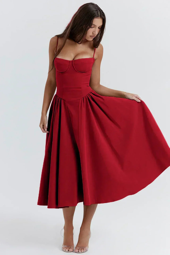 Calliope | Dress Midi with Bustier & Linea ad Un