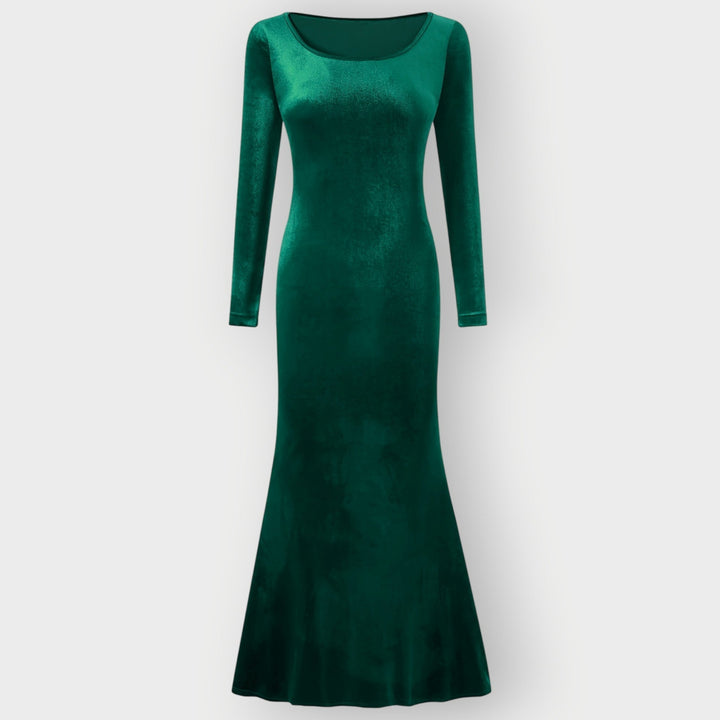 Kryenna | Dress for Evening in Velvet Silhouette Lussuosa