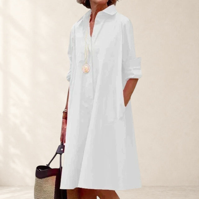 Paige - Elegant Dress With Pockets | PaigeT - Elegant Dress With Pockets