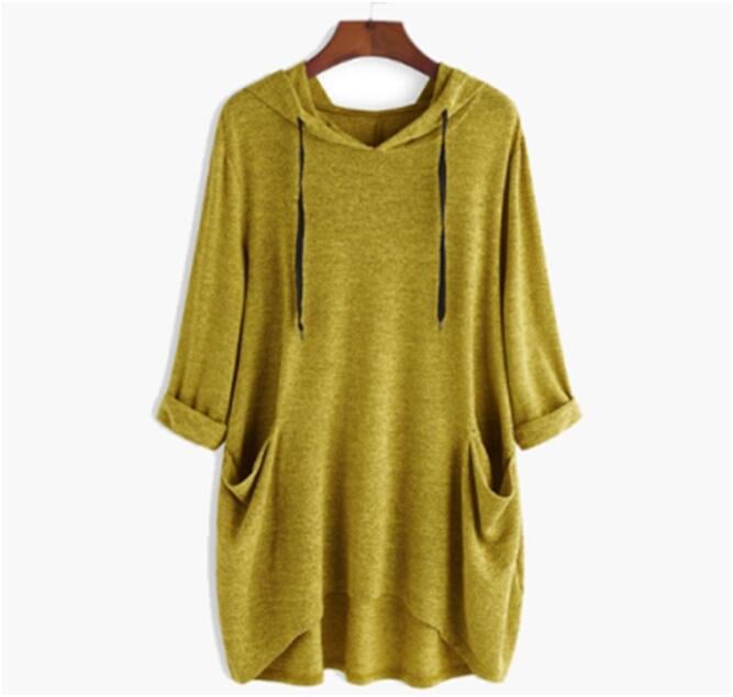 Lyn | Elegant Draped Sweatshirt