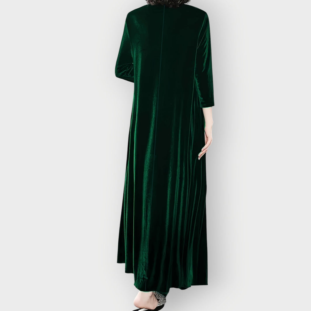 Vexalia | Maxi Dress Flowy in Velvet Lussuoso