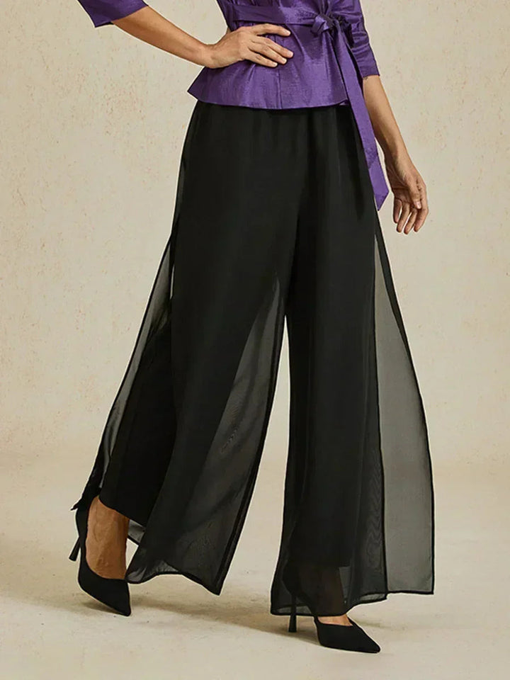 Darby | Airy Flowy Gamba Larga Palazzo Pants