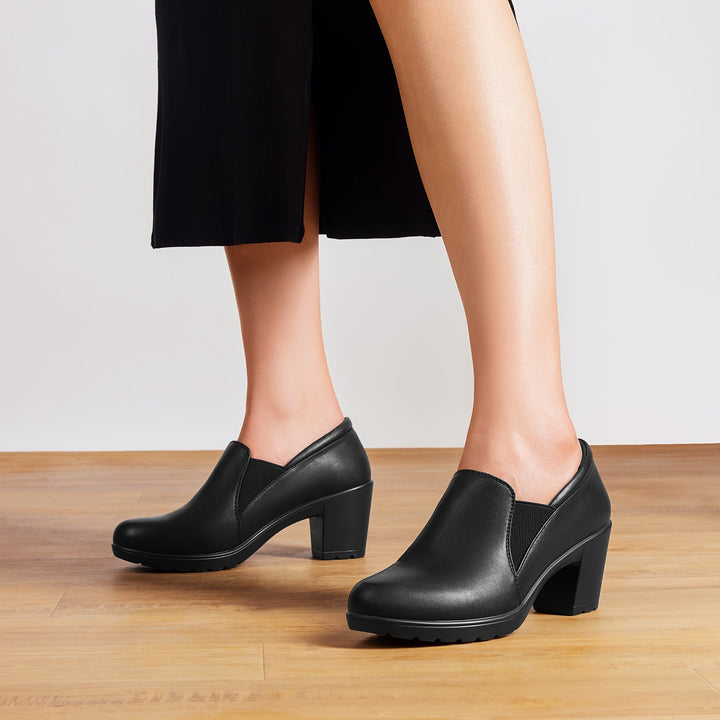 Margot | Comfort Block-Heel Loafers