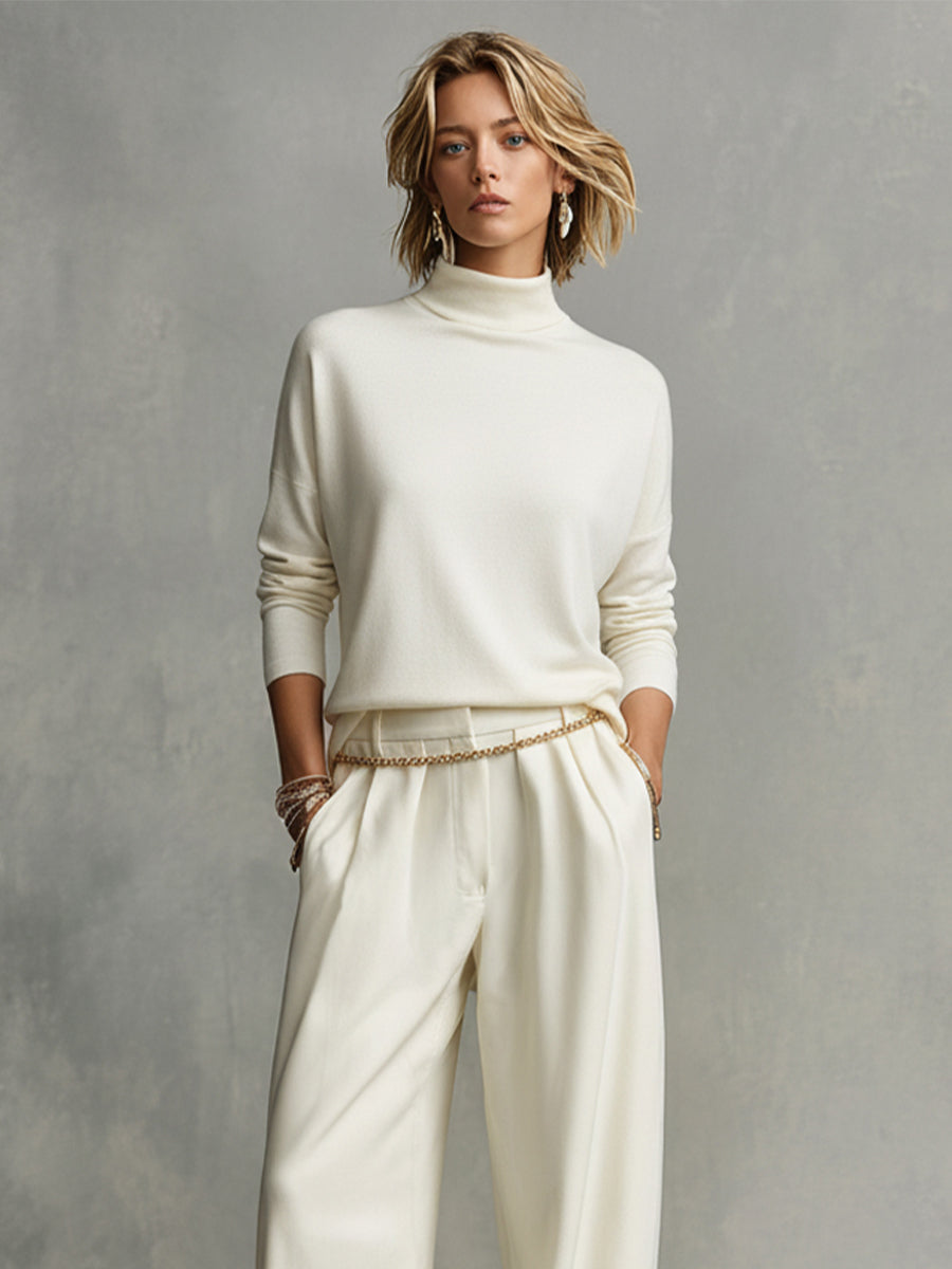 Pink | Completo in Knit Panna