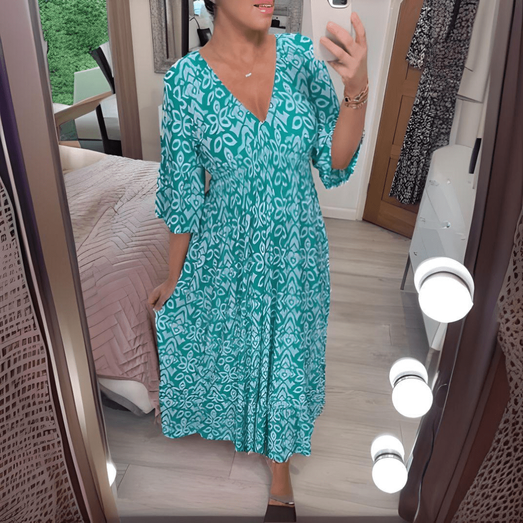 Amara | Dress Boho Chic Printed