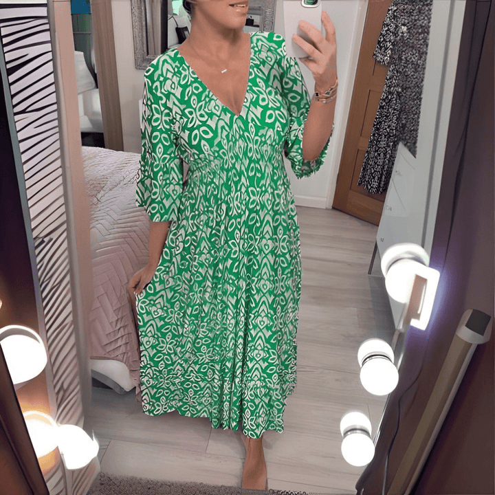 Amara | Dress Boho Chic Printed