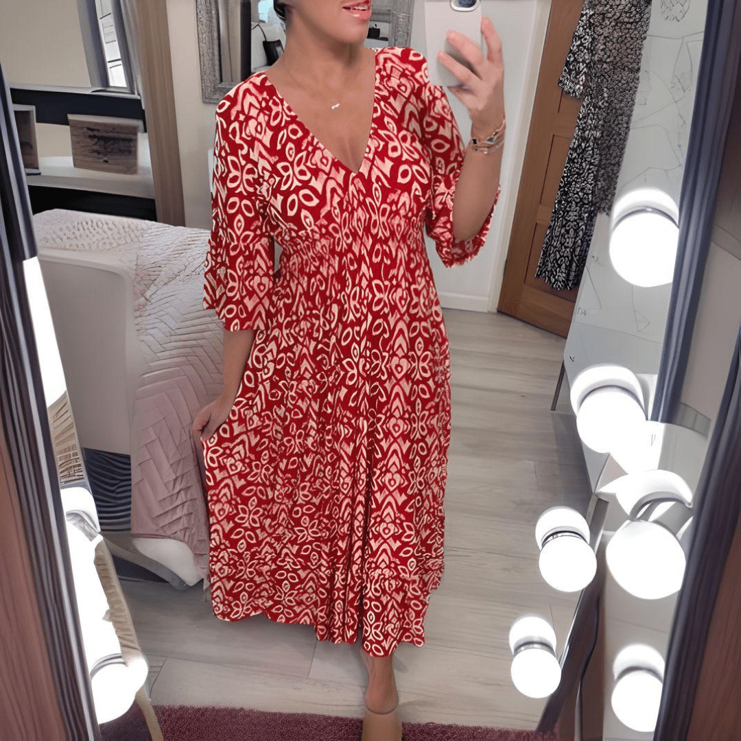 Amara | Dress Boho Chic Printed