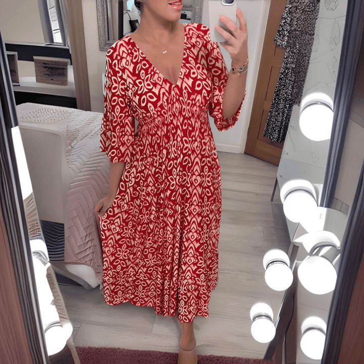 Amara | Dress Boho Chic Printed