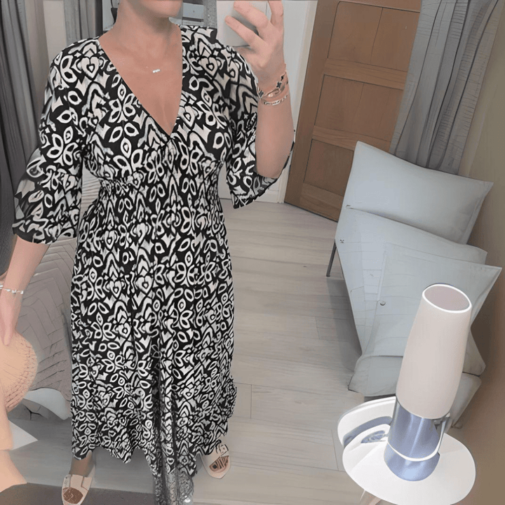 Amara | Dress Boho Chic Printed