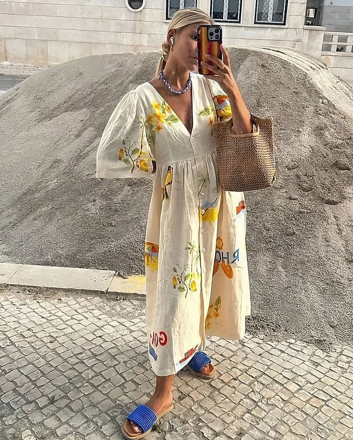 Jade | Beautiful Greek Pattern Dress