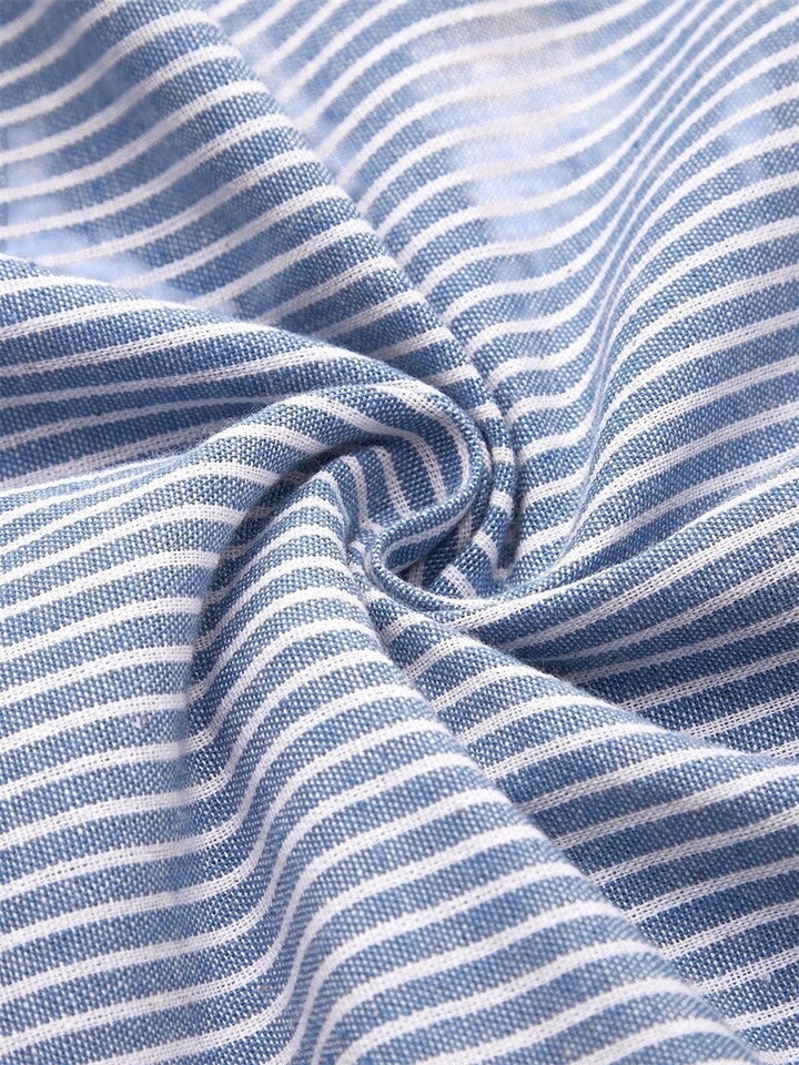 Brienne | Striped Midi Dress - Effortless Comfort, Everyday Confidence