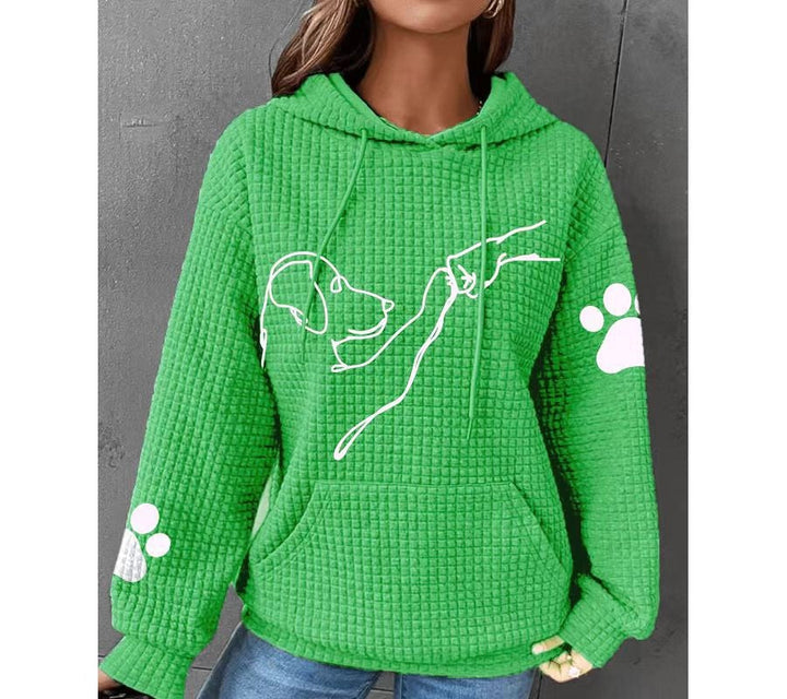 LAYLA | Furry Friend Hoodie - White