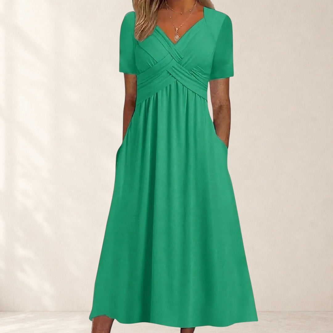 Viola | Midi Dress with Tummy Control