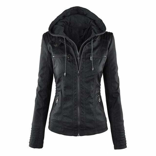 Chloe | Hooded Jacket - Khaki
