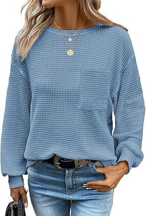 LIORA | Cozy Crewneck Sweater - White
