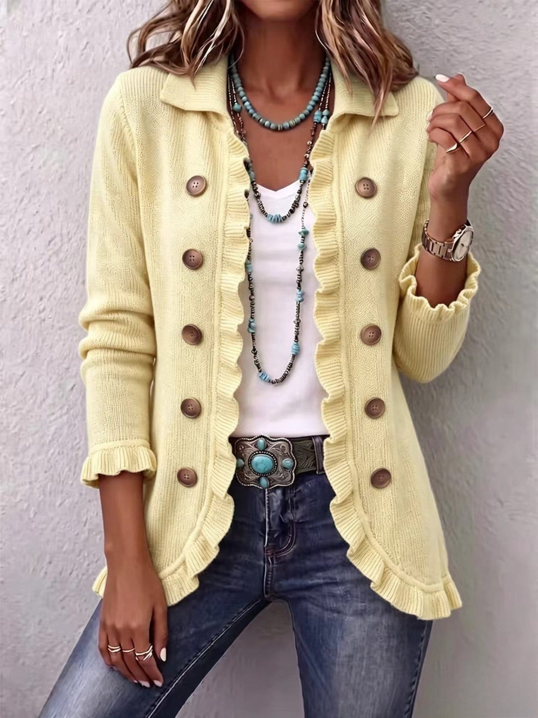Orlane | Ruffle Jacket - Helen & Olivia Manhattan