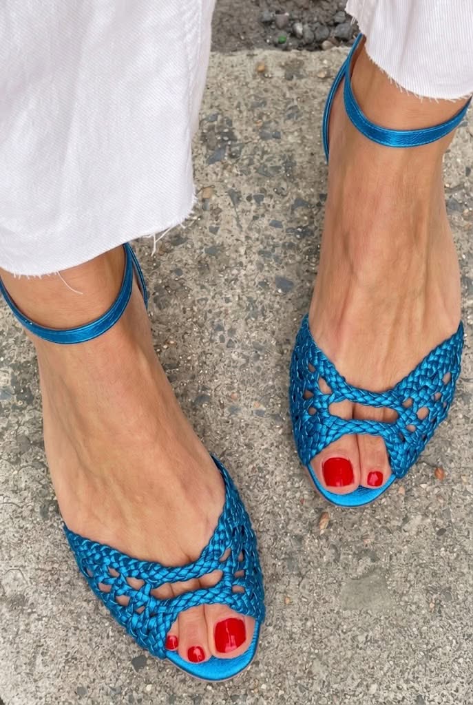 Bubs | Simple Braided Gold Summer Sandals