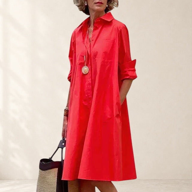 Paige - Elegant Dress With Pockets | PaigeT - Elegant Dress With Pockets