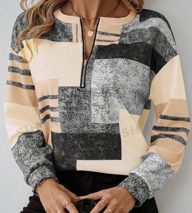 STACEY | Half | Zip Sweater - Yellow
