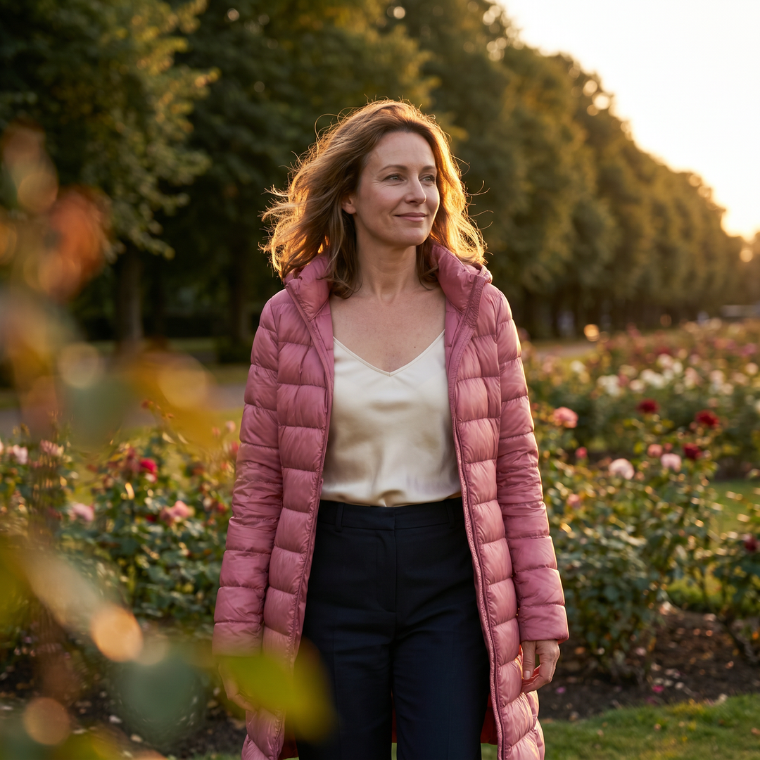 Clara | Ultralight Down Jacket - Blue