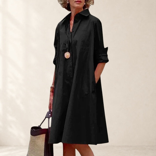 Paige - Elegant Dress With Pockets | PaigeT - Elegant Dress With Pockets