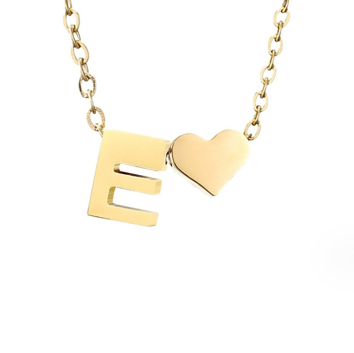 Necklace Iniziale Timeless with Pendant in Heart