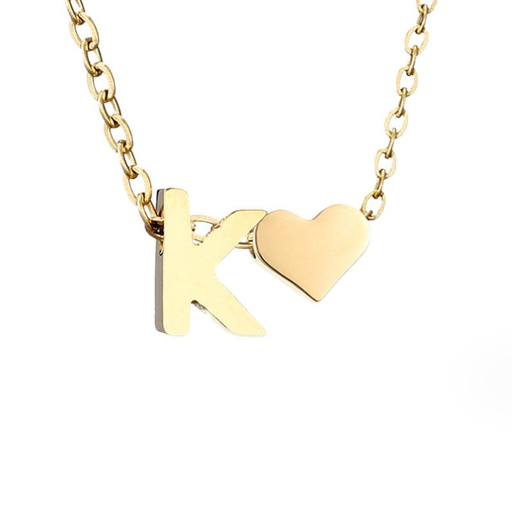Necklace Iniziale Timeless with Pendant in Heart