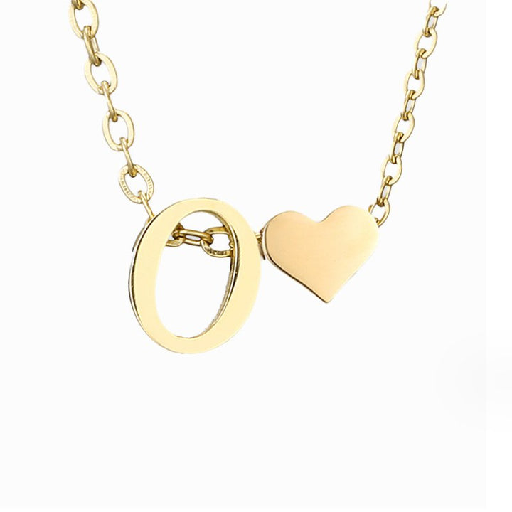 Necklace Iniziale Timeless with Pendant in Heart