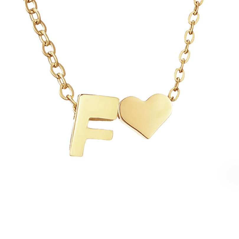 Necklace Iniziale Timeless with Pendant in Heart