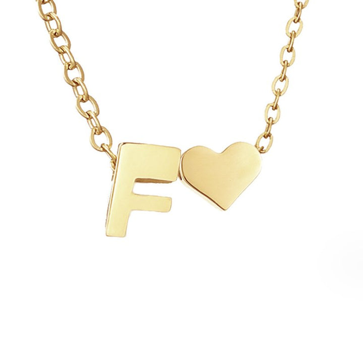 Necklace Iniziale Timeless with Pendant in Heart