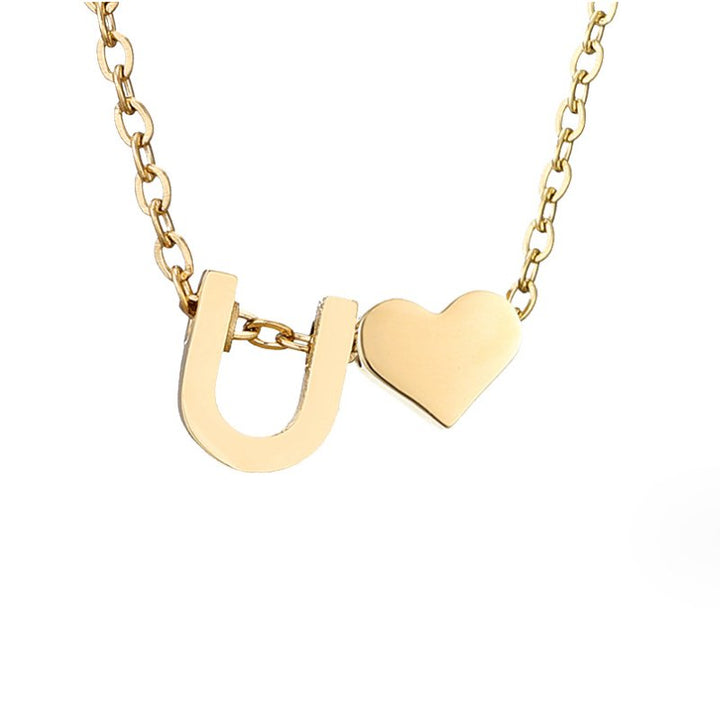 Necklace Iniziale Timeless with Pendant in Heart