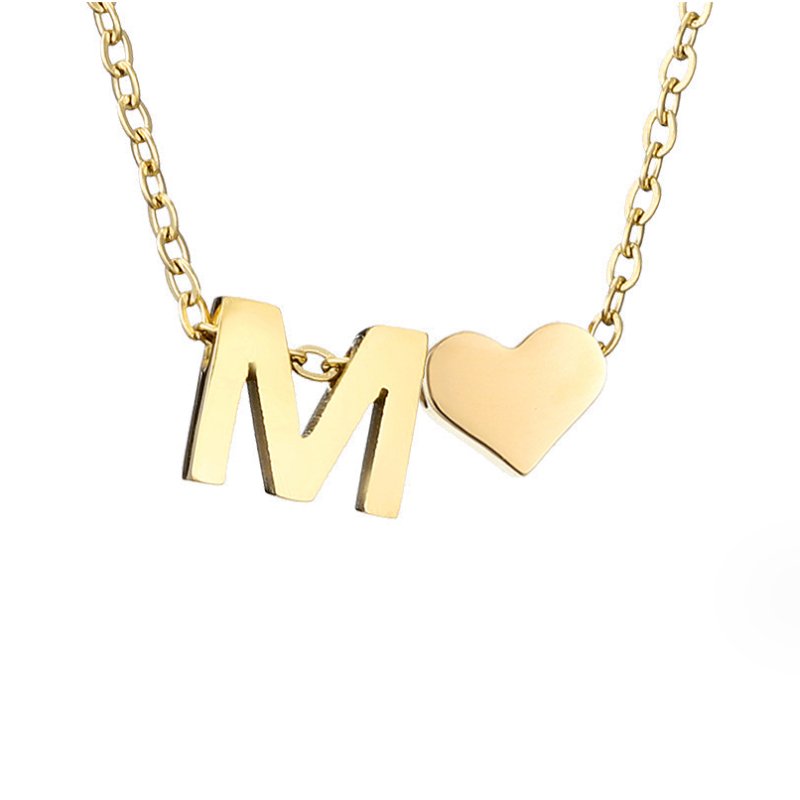 Necklace Iniziale Timeless with Pendant in Heart