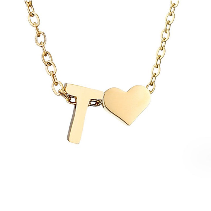 Necklace Iniziale Timeless with Pendant in Heart