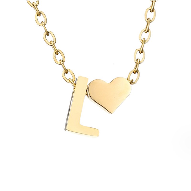 Necklace Iniziale Timeless with Pendant in Heart