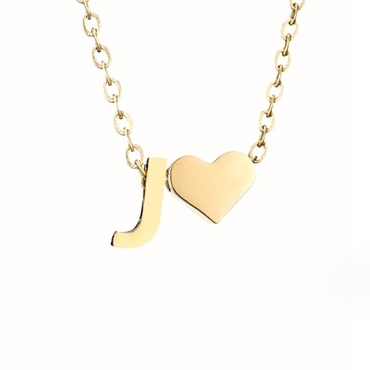 Necklace Iniziale Timeless with Pendant in Heart