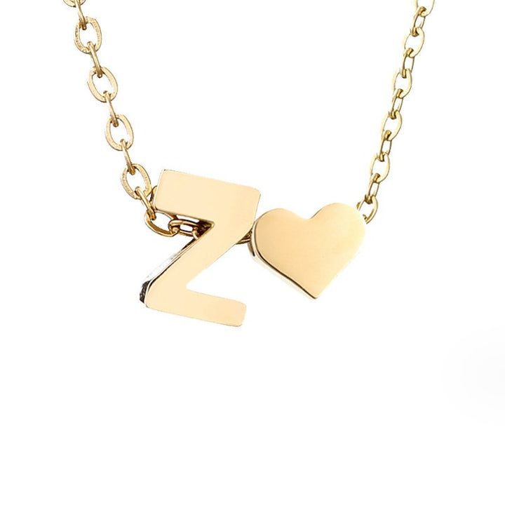 Necklace Iniziale Timeless with Pendant in Heart