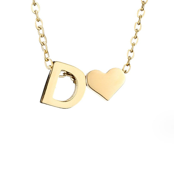 Necklace Iniziale Timeless with Pendant in Heart