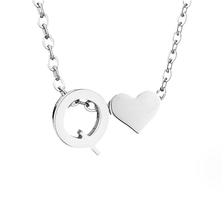 Necklace Iniziale Timeless with Pendant in Heart