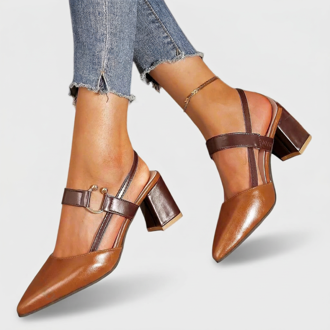 Block Heels – Stylish & Comfortable Support Image - Black