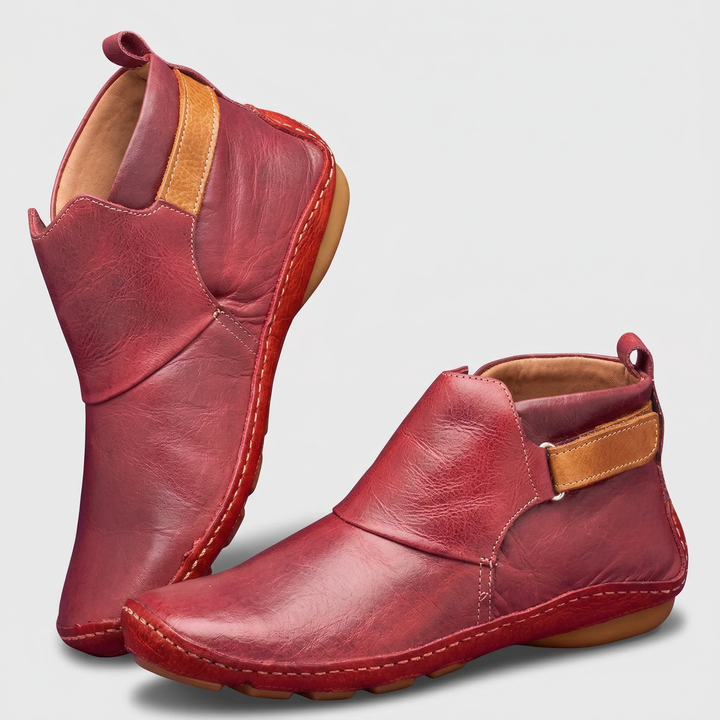 Amaris Premium Comfort Winter Boots - Red