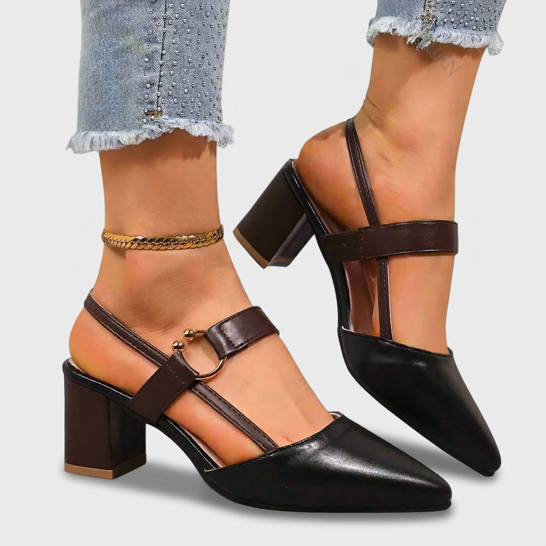 Block Heels – Stylish & Comfortable Support Image - 