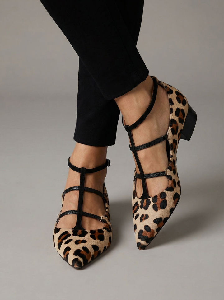 Enid | Easy Animal Stampa Ballet Flats